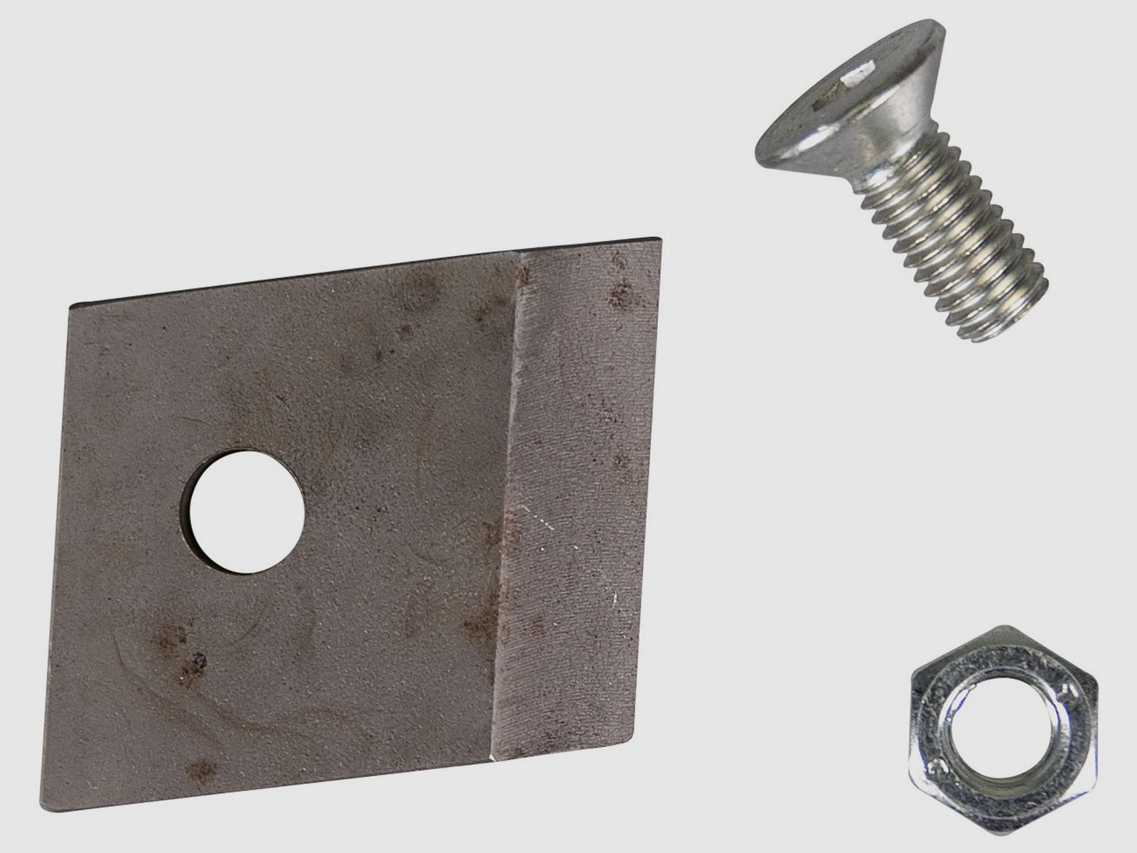 Replacement knife made of carbide for 100 mm drill