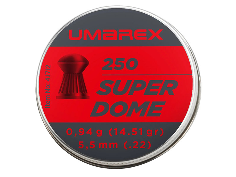 Rundkopf Diabolos Umarex Superdome Kaliber 5,5 mm 0,94 g geriffelt 250 StĂĽck