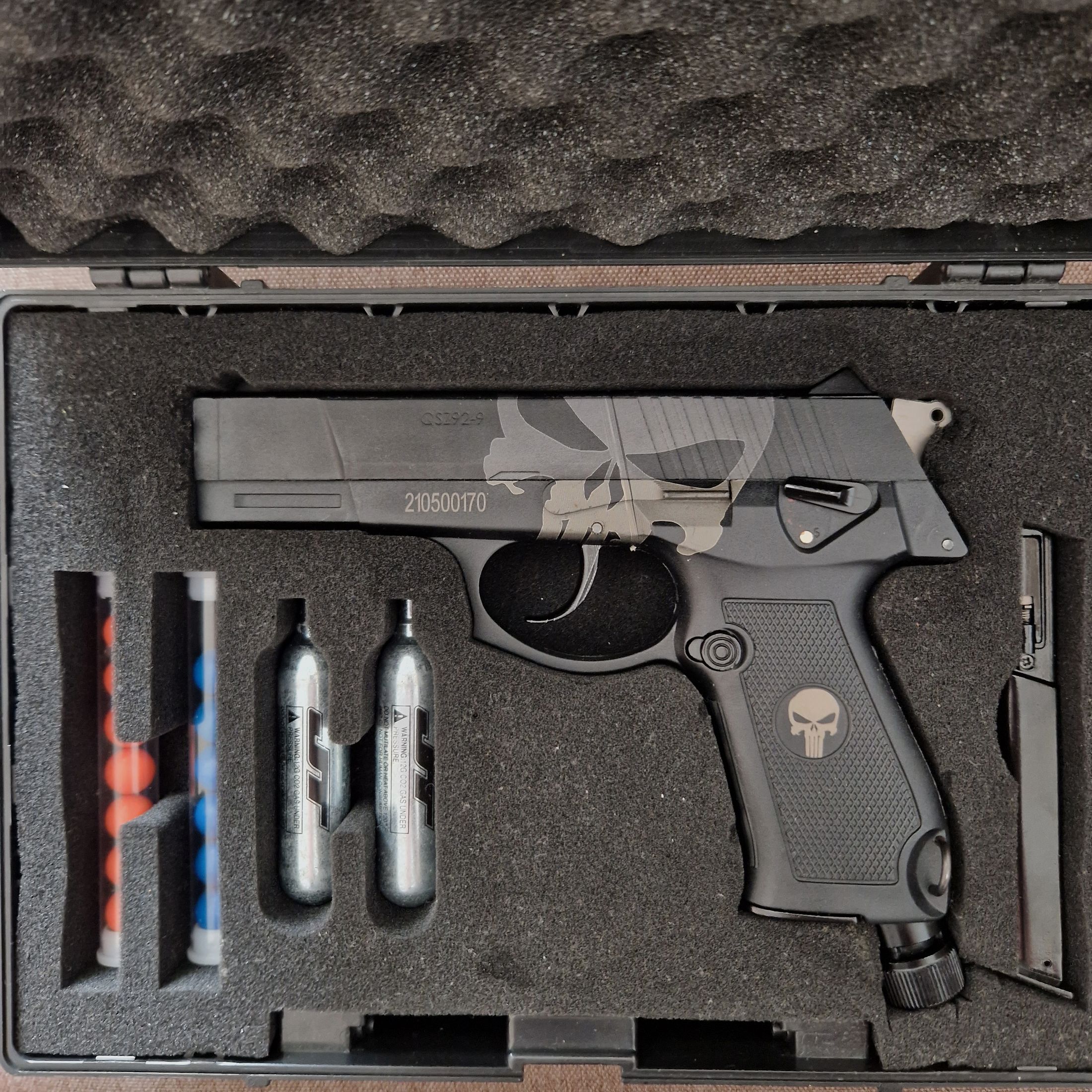 R.A.M COMBAT PISTOLE. GSZ92-2 Modell 2021 Kal. 0,50 mit F im Fünfeck