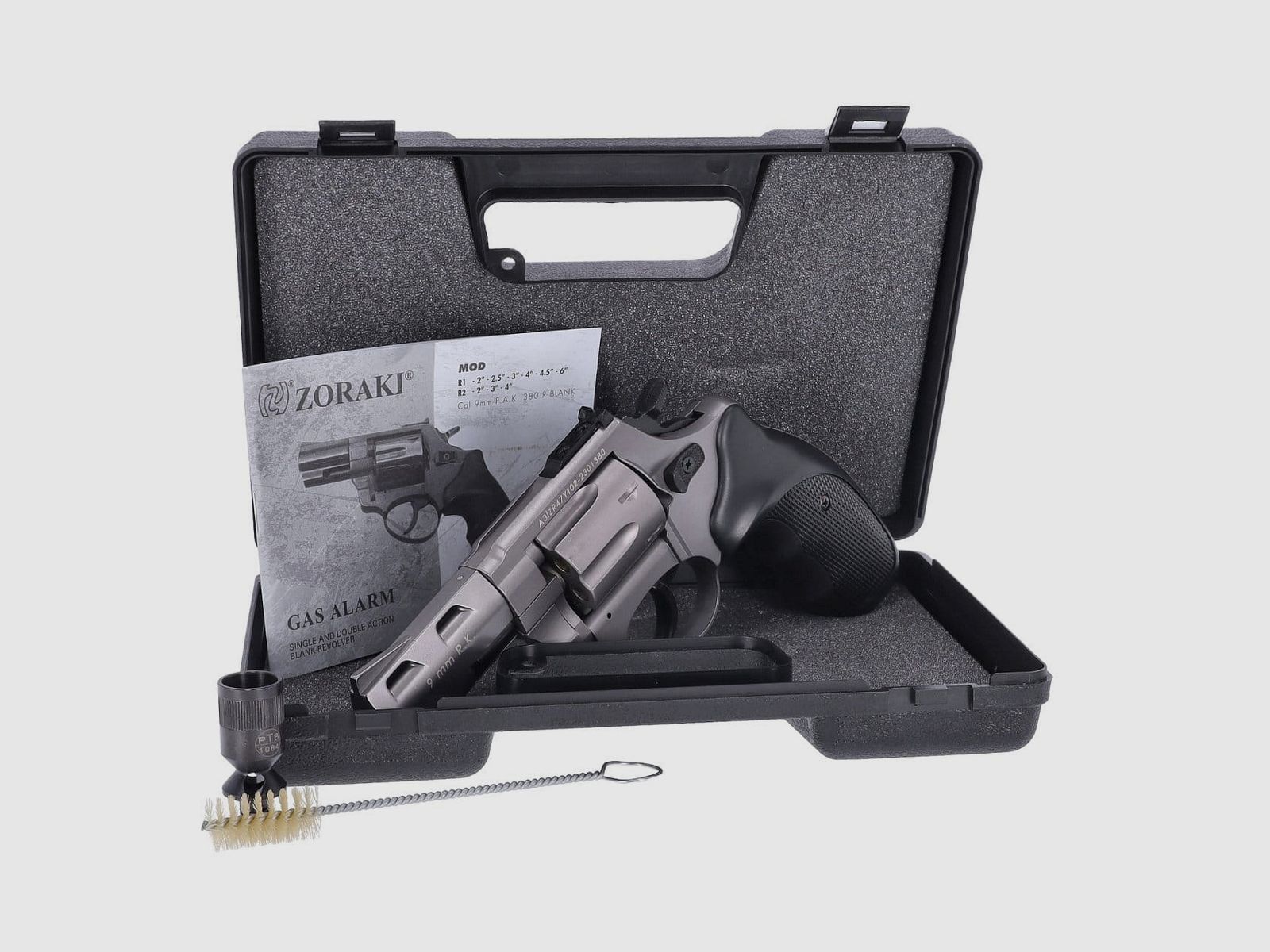 Zoraki R2 blank-firing revolver 3-inch 9 mm R.K. titanium, image 4 of 4