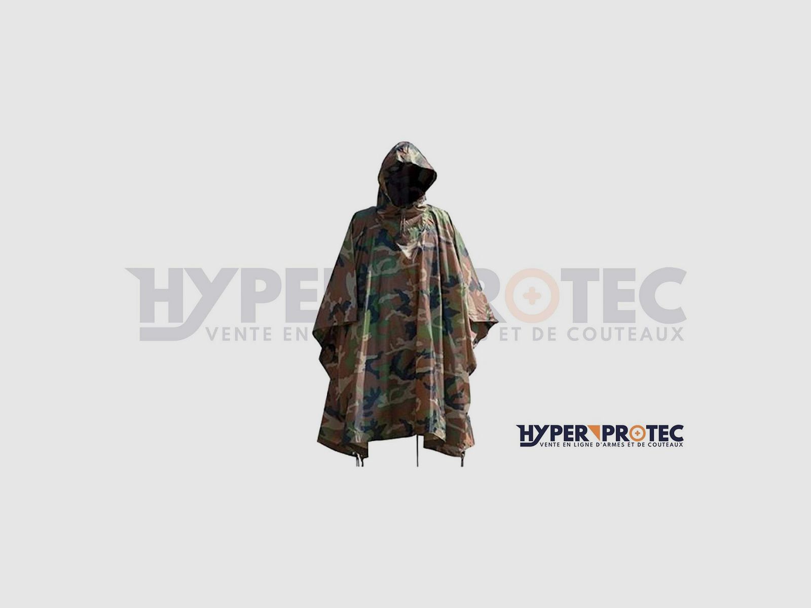 Poncho Mil-Tec Woodland