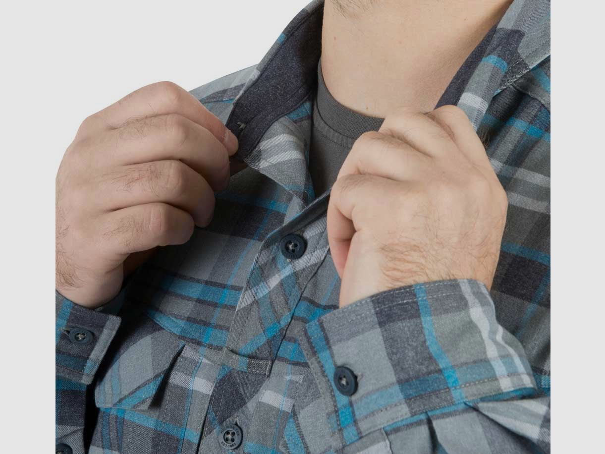 HELIKON-TEX DEFENDER MK2 PILGRIM SHIRT® LONGSLEEVE SHIRT RUST PLAID
