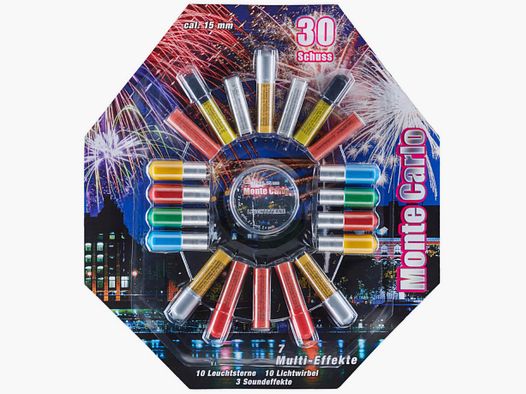 Umarex 4.1492 Monte Carlo Multieffekt 30 Schuss Pyrotechnik Blister Pyro