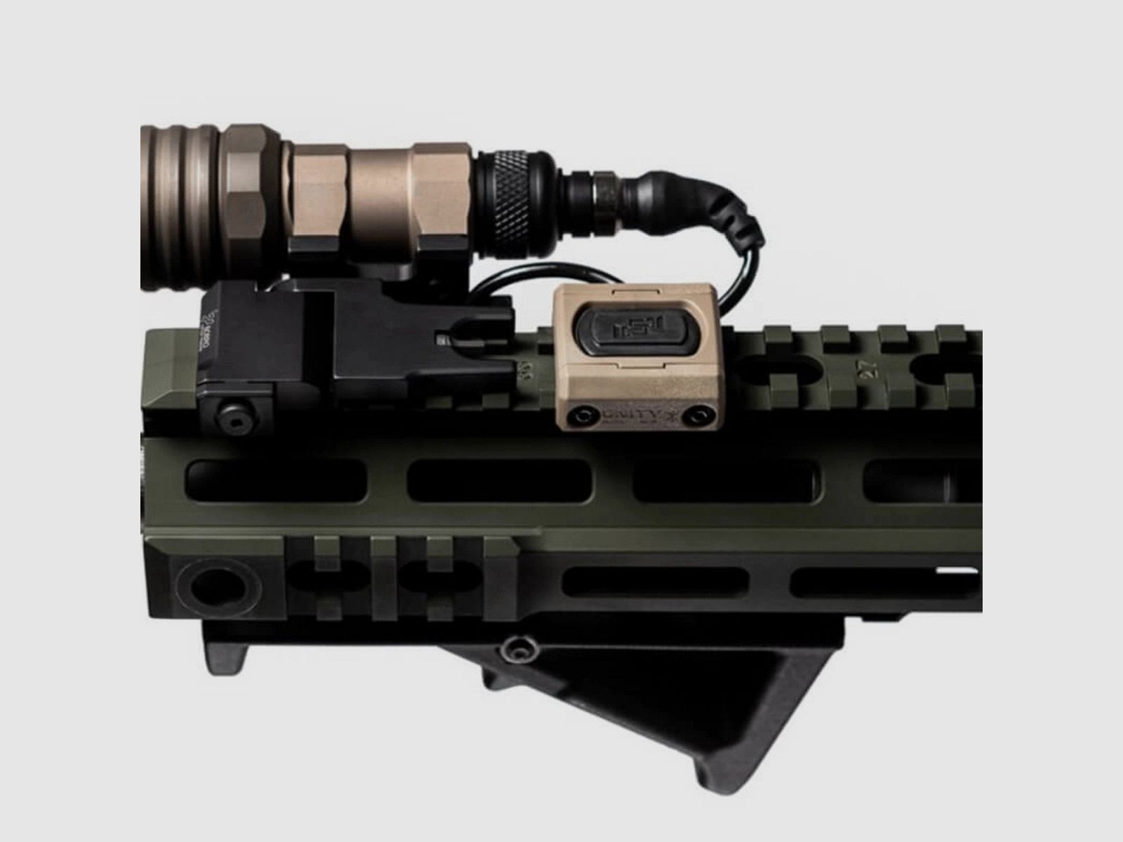 Unity Tactical / Modlite – ModButton Lite Switch – Dual Lead – LINK USB-C/Crane – 4.5″ – FDE – MBL2-FDE-UC/CL-4.5, image 3 of 3