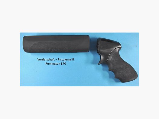 HOGUE gummiummantelter Vorderschaft u. Pistolengriff für Remington 870 Schrotflinte Cal. 12