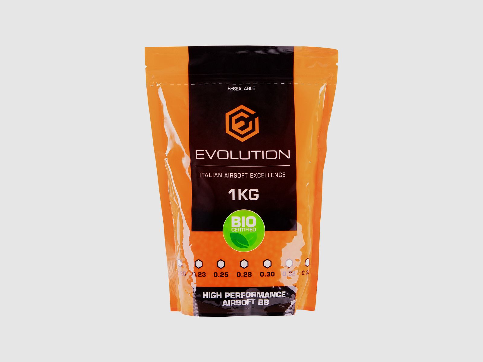 Evolution High Performance Airsoft BIO BBs 6mm 0,20g 5.000 Stück
