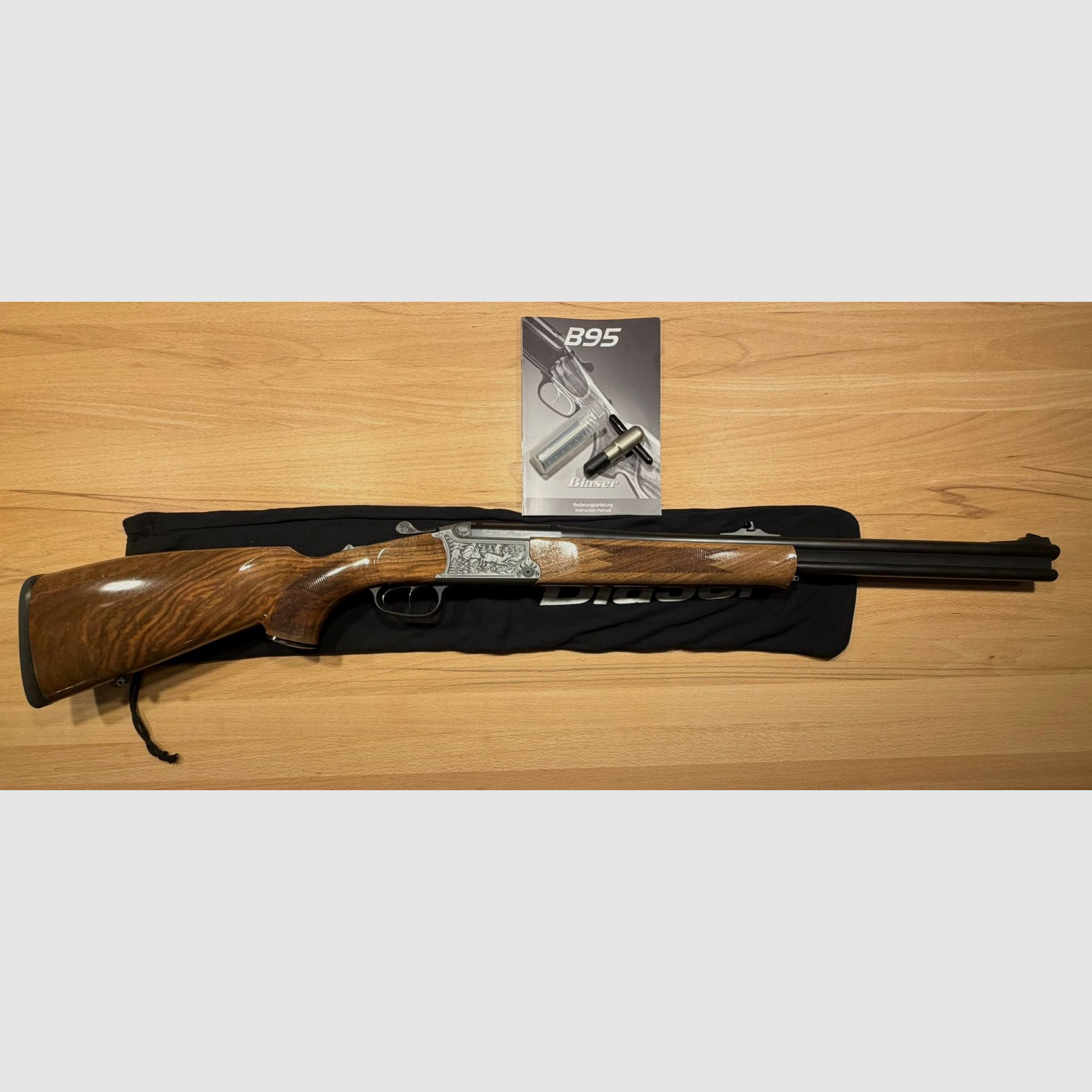 Blaser BBF 95 Luxus Bockbüchsflinte calibre 20/76 et 6,5x57R