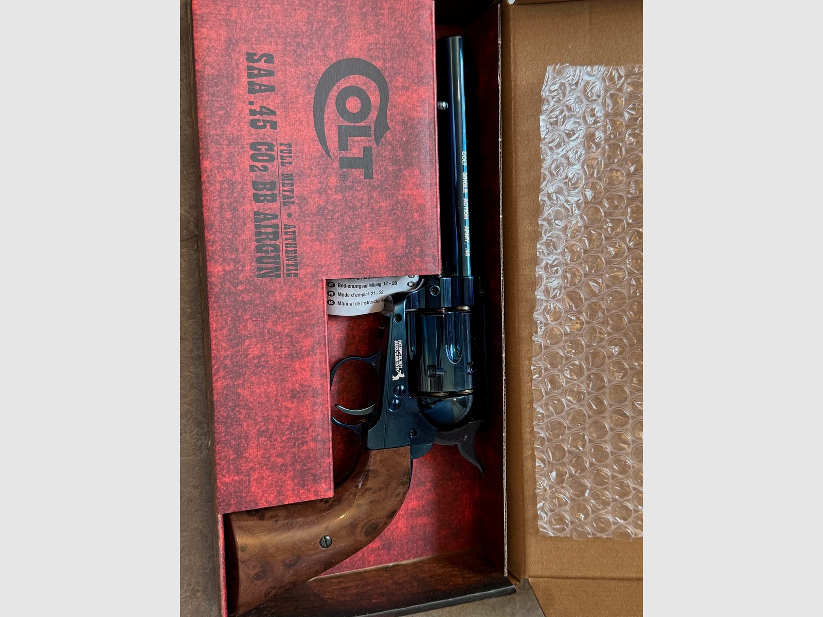 SAA Colt Revolver 4,5mm CO2 single action army Luftpistole