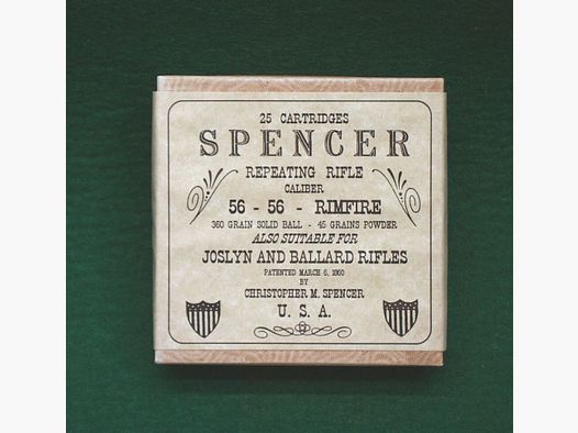 Replika boîtes de cartouches Spencer 56-56-Rimfire