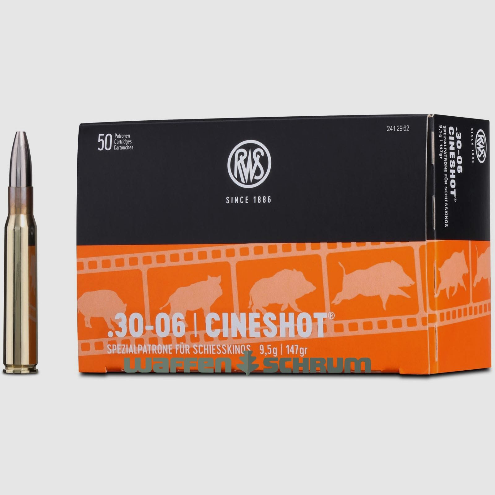 RWS Cineshot 9,5g - 147gr .30-06Spring 30-paquet