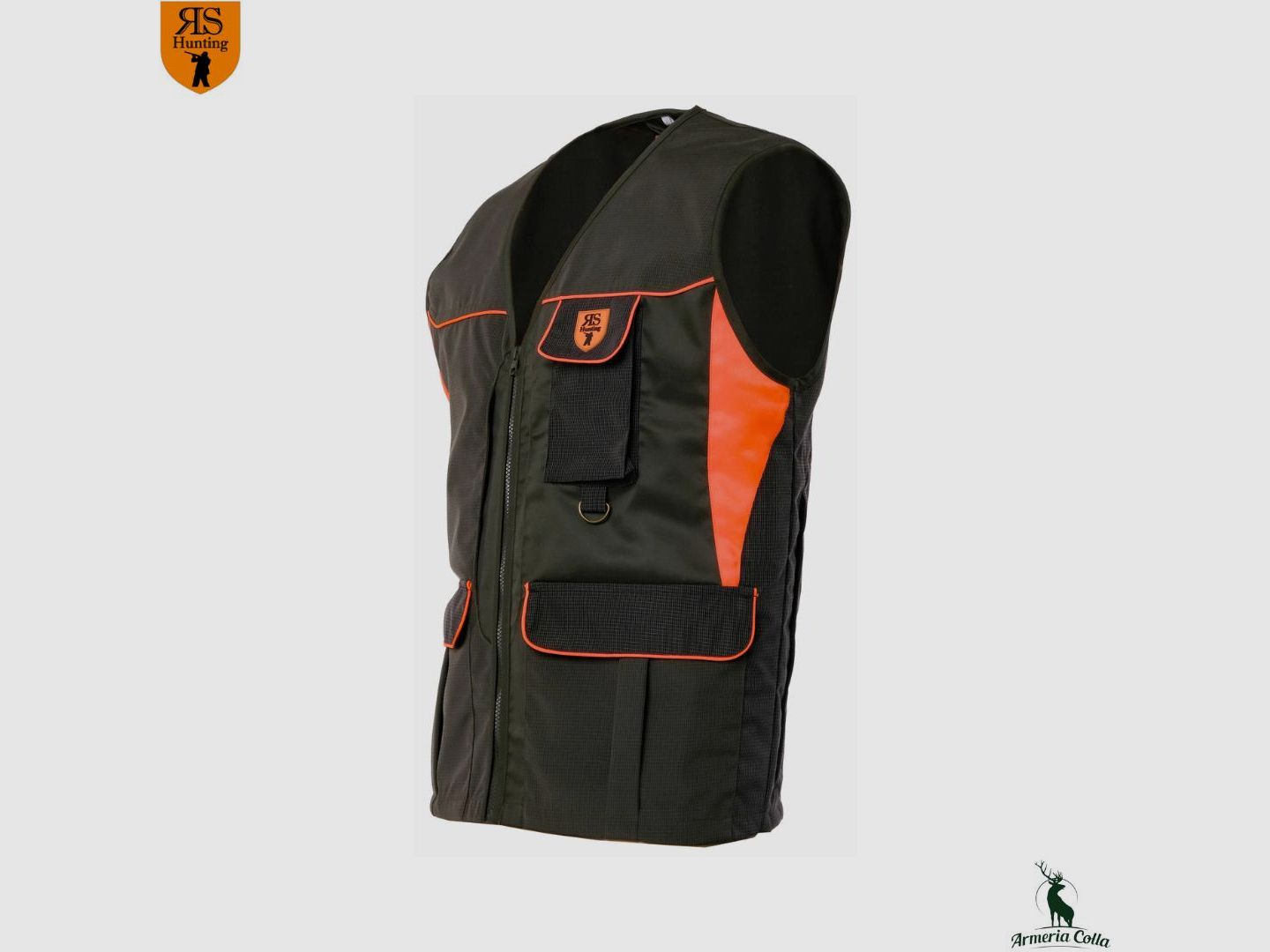 Rs Hunting Gilet col. Arancione art. LV701, immagine 2 di 3