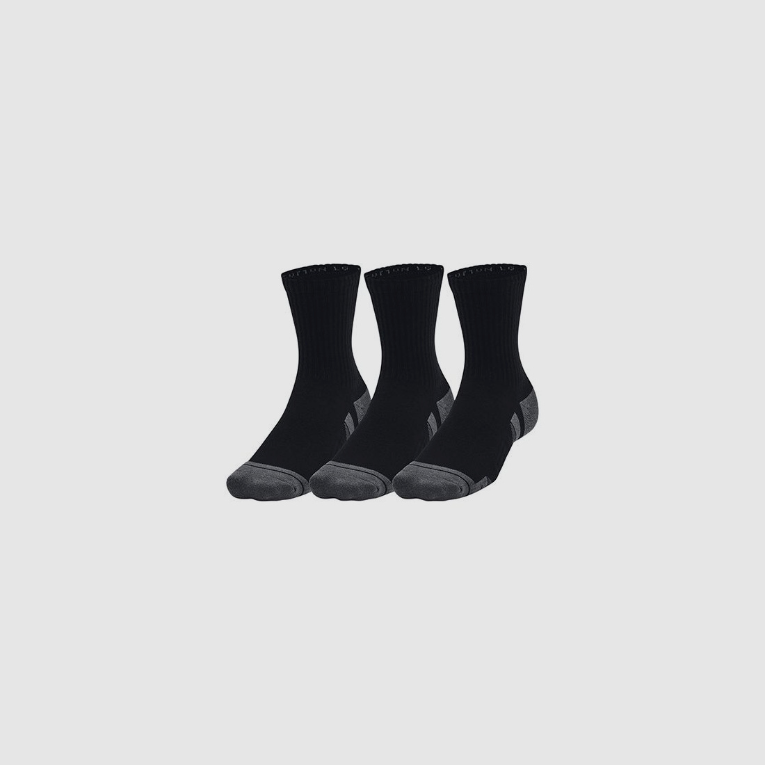 Under Armour Under Armour Mid Crew-Socken Baumwolle 3er Pack schwarz grau