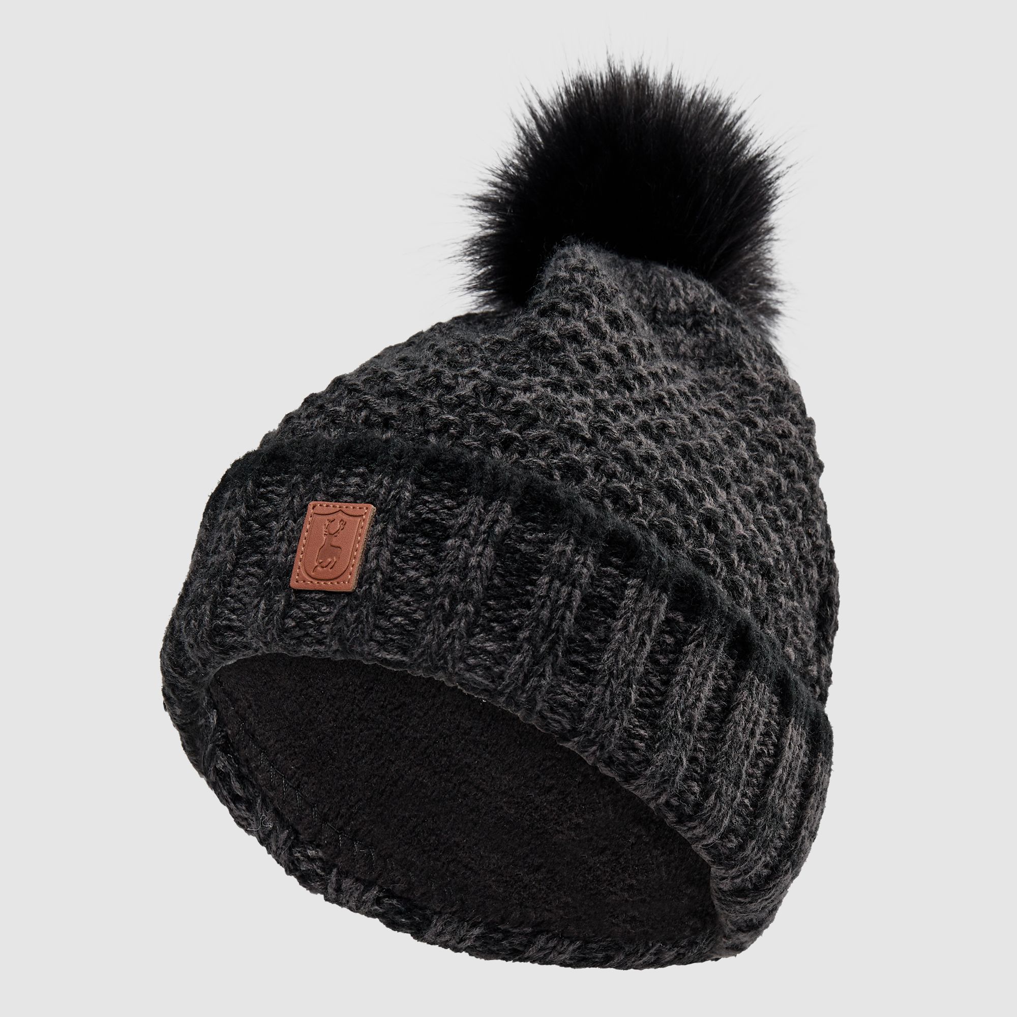 Deerhunter Lady Knitted Hat Lady Black