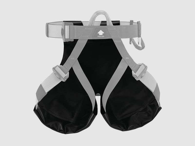 PETZL PROTECTION ARRIÈRE POUR HARNAIS CANYON - NOIR, image 1 sur 2