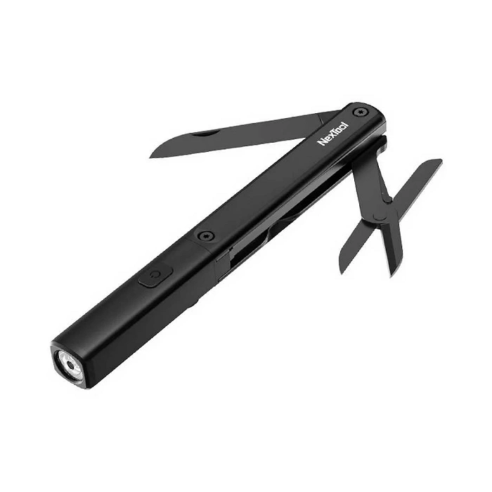 NexTool 3-in-1 Multifunktions-Taschenlampe in Stiftform NE20026 + Messer + Schere, Bild 1 von 46
