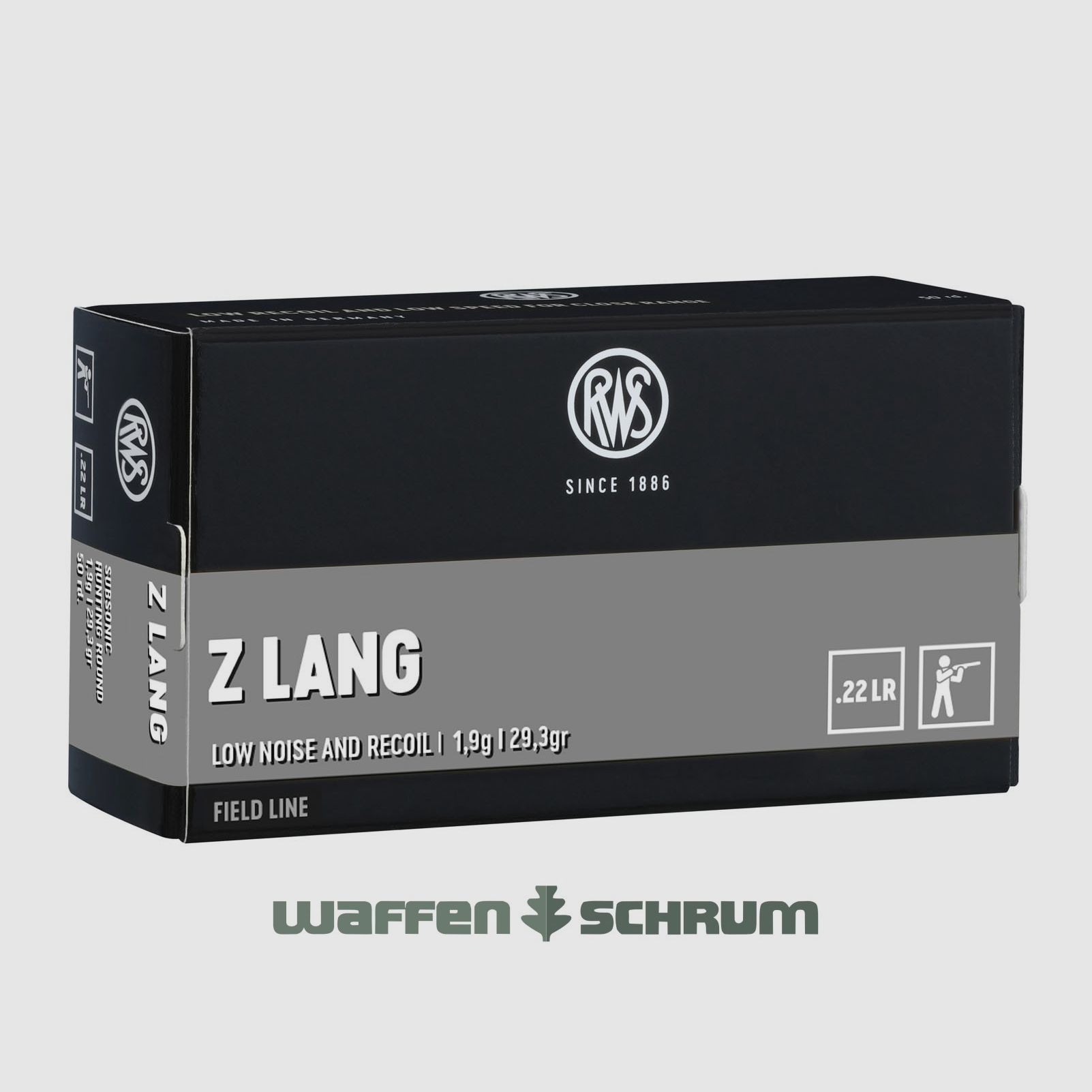 RWS Z Lang 1,9g - 29gr .22lr