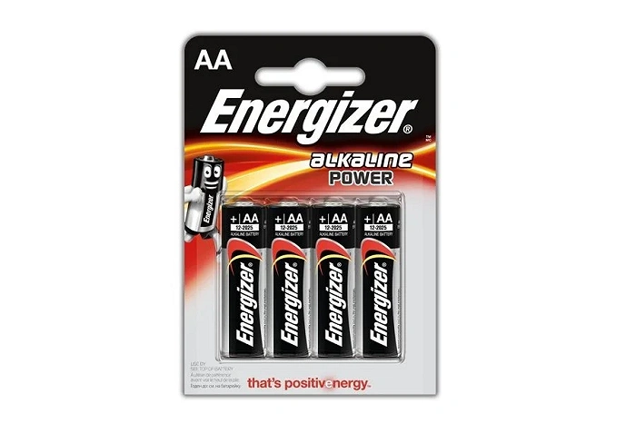 Energizer AA-Alkalibatterien – 4 Stück