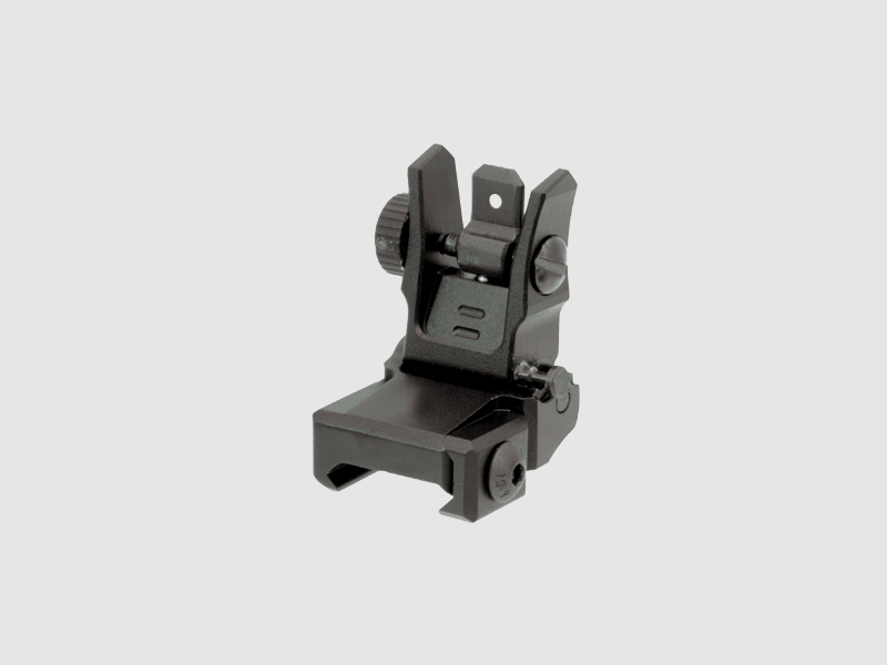 UTG AR15 Low Profile Flip-up Rear Sight Lochkimme