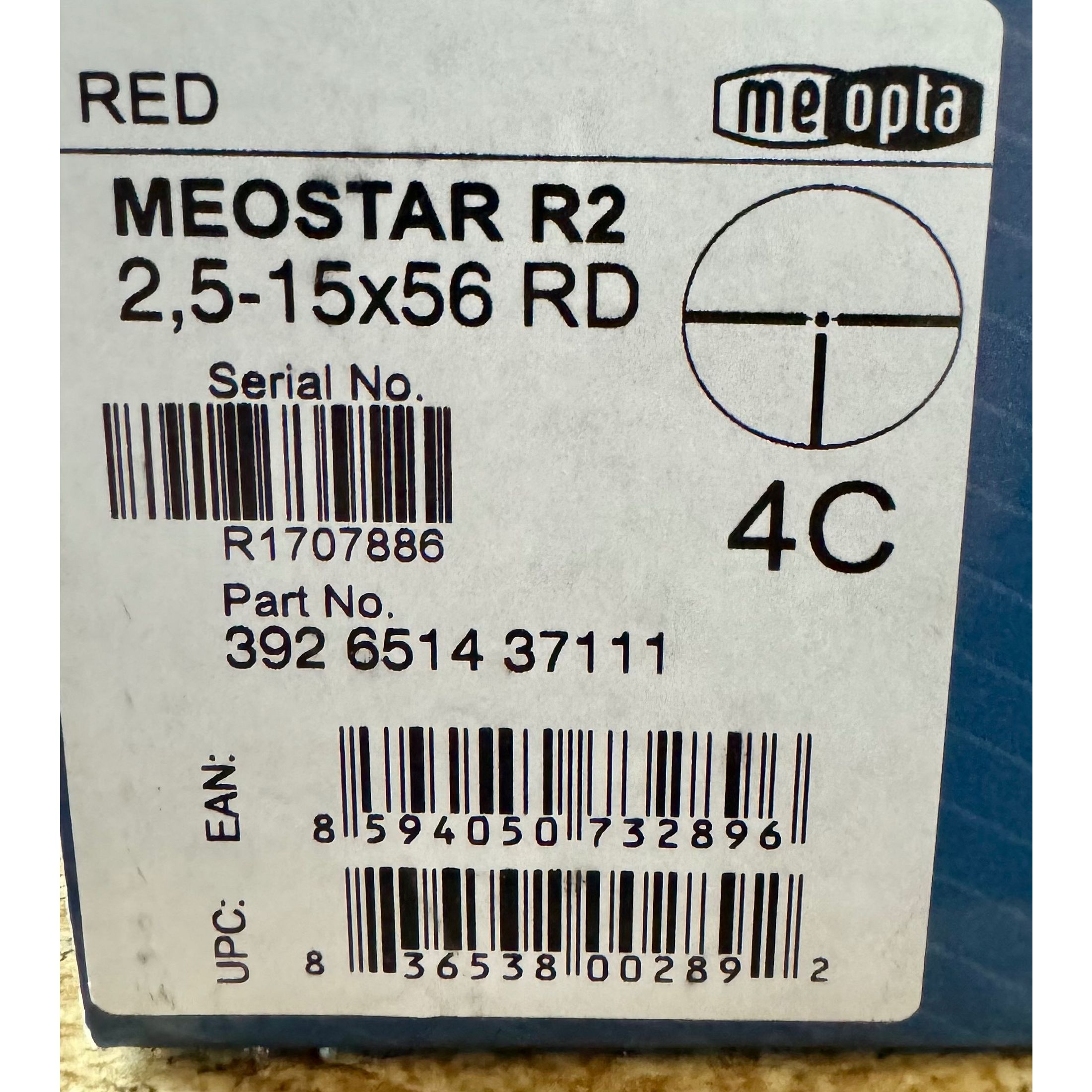 Meopta MeoStar R2 2,5-15x56 RD mit Montage Recknagel