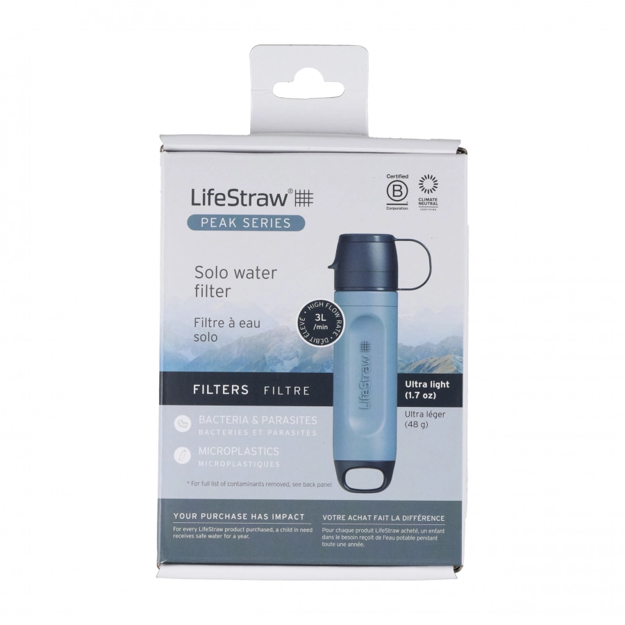LifeStraw Peak Solo filtro per acqua – mnt blue, immagine 5 di 9