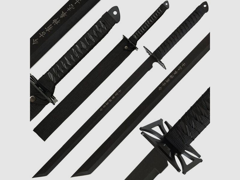 Machete mit Scheide im Katana , Tanto Stil , Eisernes Kreuz
