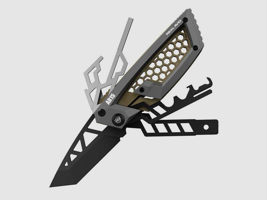 Real Avid - Narzędzie wielofunkcyjne do AR Gun Tool Edge AR15 - Szary - AVGTE-AR, zdjęcie 1 z 2