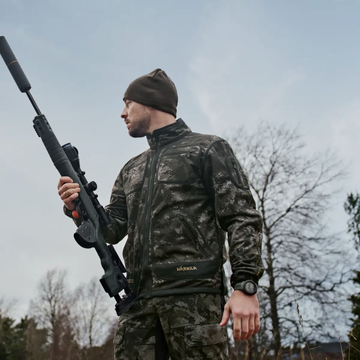 Veste réversible en polaire Härkila Kamko Noctyx WSP