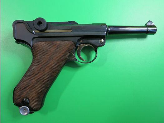 Mauser Oberndorf S/42 1937, Pistole 08 P08, 9 mm Luger, nummerngleich + perfekt!     #75