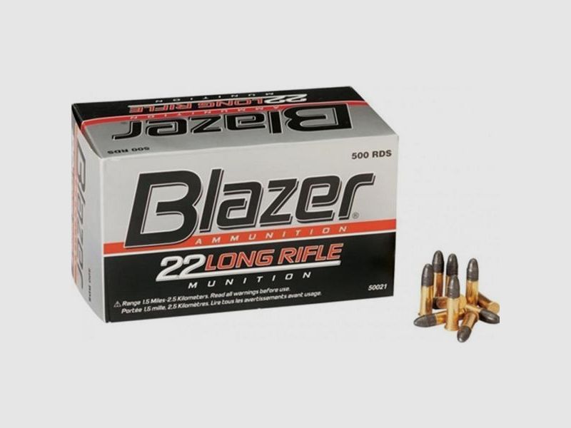 BLAZER KK-Munition .22lr BLAZER HV 500 Stk   2,6g/40grs