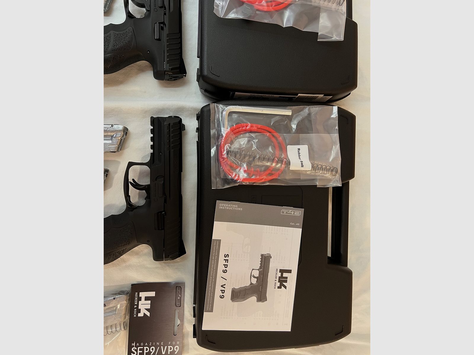 Umarex VFC Heckler & Koch SFP9 T4E CO2 RAM Pistole Kal. 43 schwarz neu NP 270€