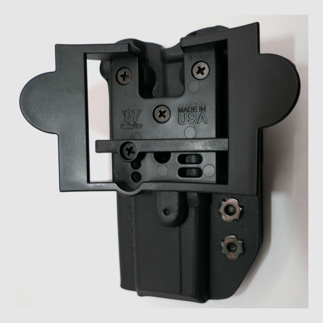 Comp-Tac Glock 17 / 45 GEN5 COMP-TAC International KYDEX Funda derecha negra aprobada por IPSC