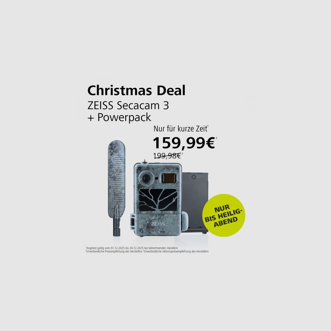 ZEISS Secacam 3 + Power Pack - XMas DEAL