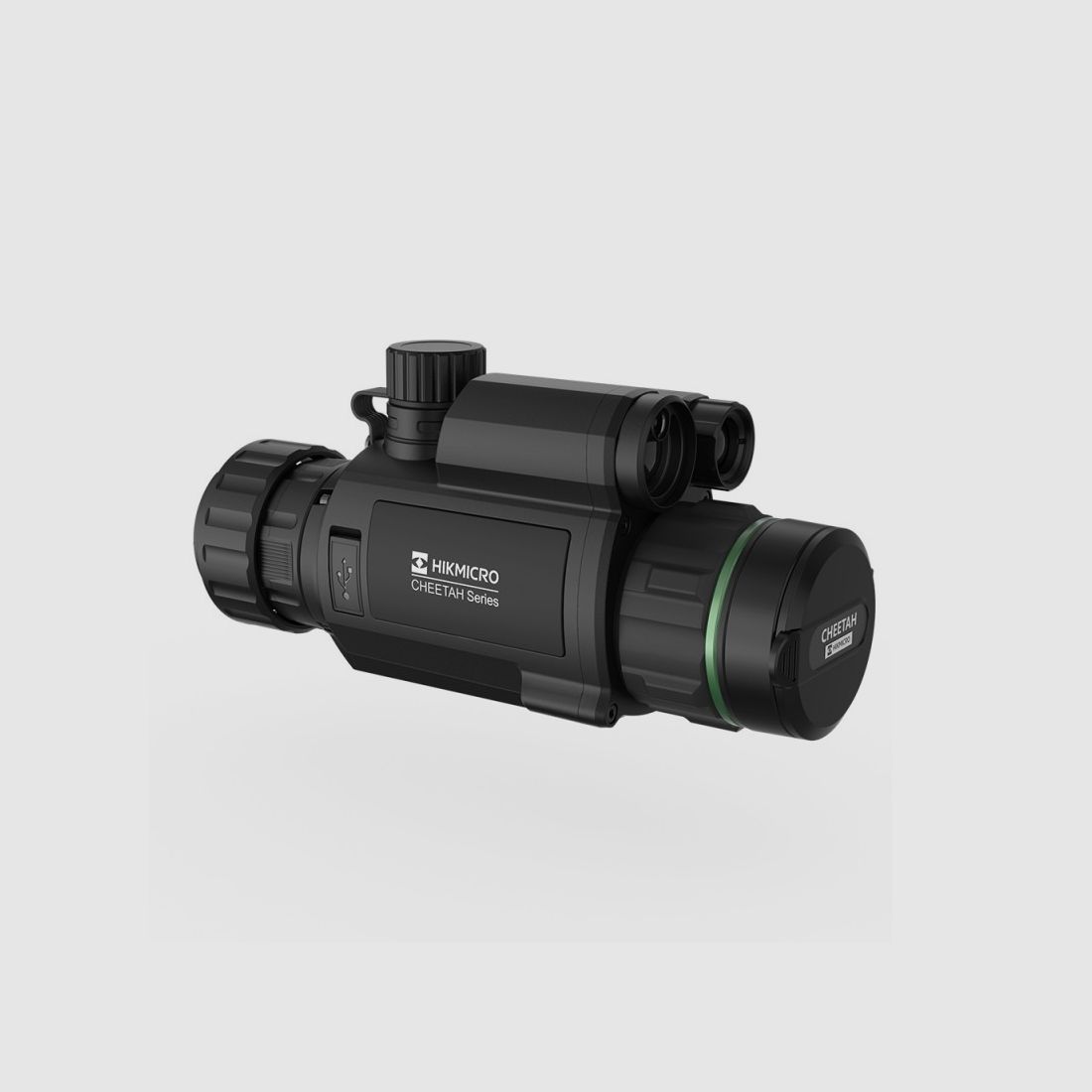 HIKMICRO Clip-On Cheetah C32F-RNL z dalmierzem i emiterem IR 940 nm, zdjęcie 1 z 2