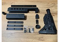 Aluminum chassis/tactical stock system for Huben GK1 & GK1 Mini/Shorty, NO plastic/3D printing!