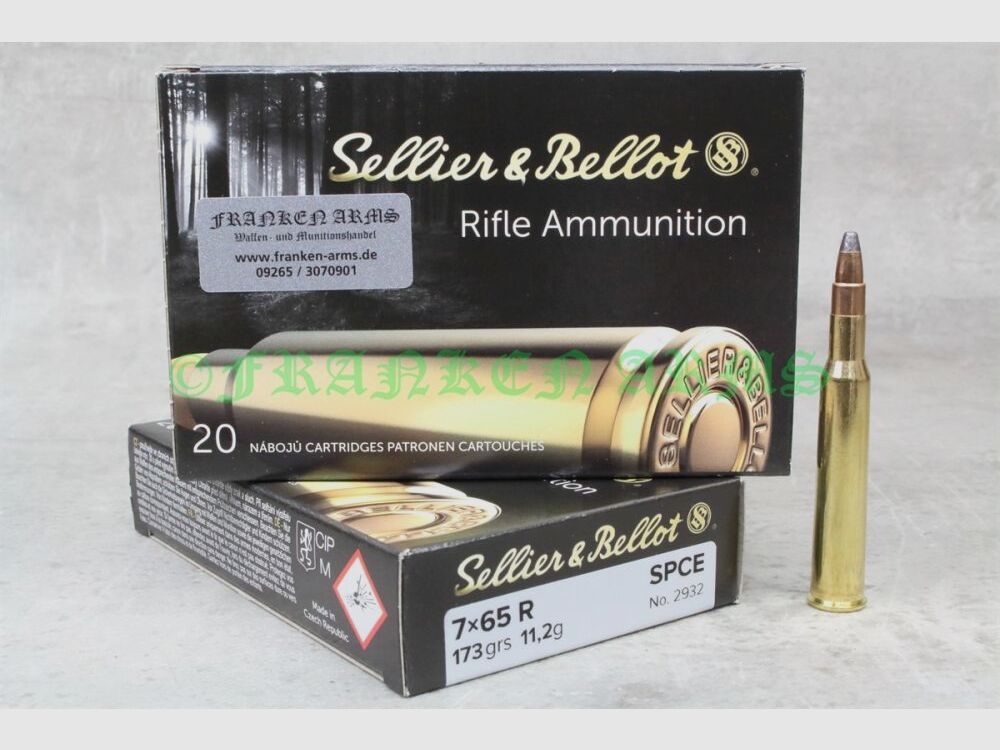Sellier&Bellot 7x65R SPCE 173gr. 11,2g 20 Stück Staffelpreise