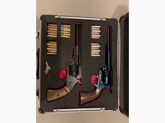 Umarex & ASG Bundle inkl. Koffer - M1985 Nagant, Smith&amp;Wesson, Peacemaker, ASG Shofield