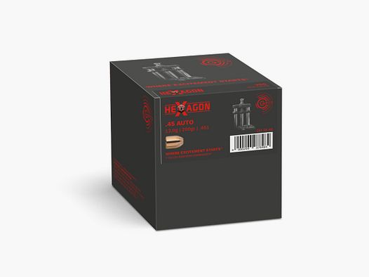 GECO Pocisk .45 HEXAGON 13,0G/200GR 200SZT