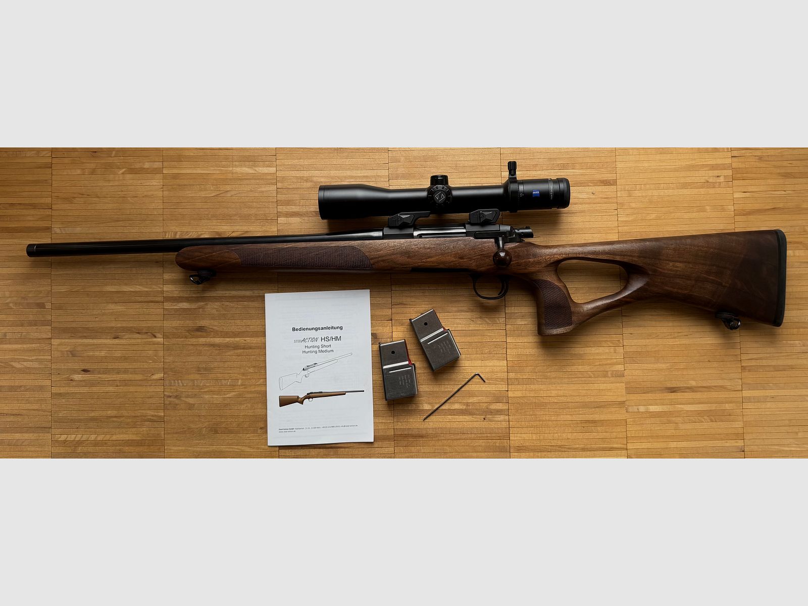 Steel Action HS .308 links Lochschaft
