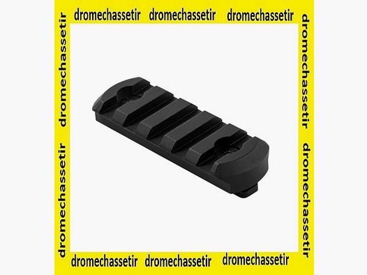 rail picatinny pour garde main M-LOK, longueur 5,7cm, noir