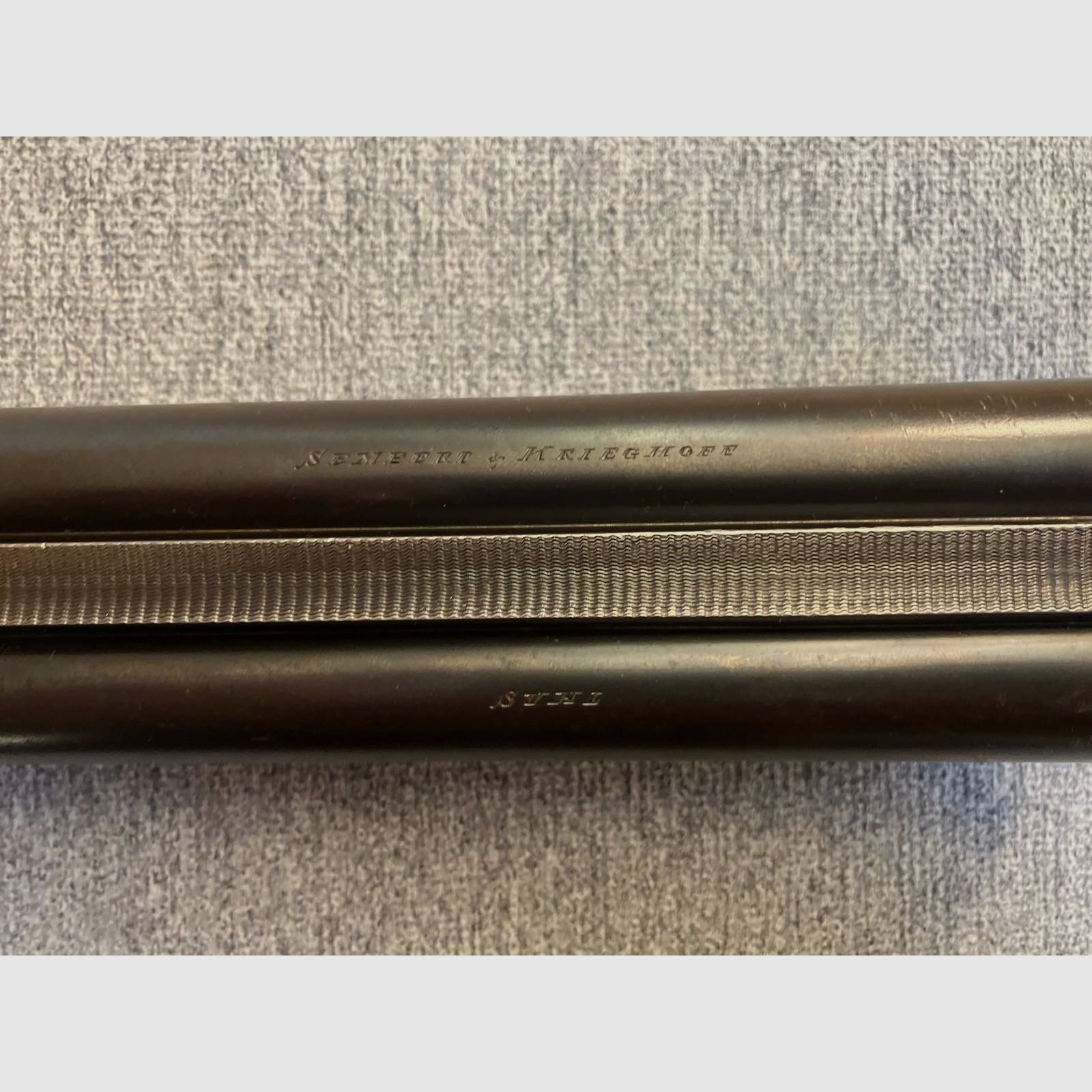 Wunderschöne Sempert & Krieghoff Doppelflinte/Querflinte Kaliber 16 absolute Rarität Selten 100 Jahre TOP