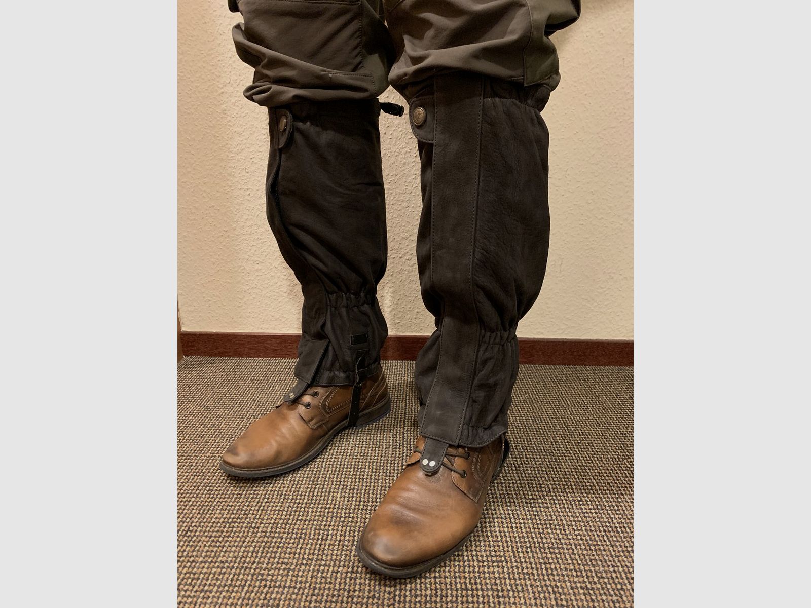 Waidmann Guêtres en cuir imperméables / protège-jambes, image 2 sur 14