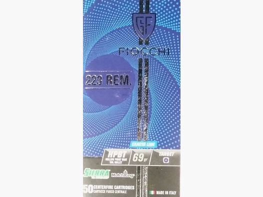Amunicja FIOCCHI 223 Rem. HPBT 69gr EXACTA LINE
