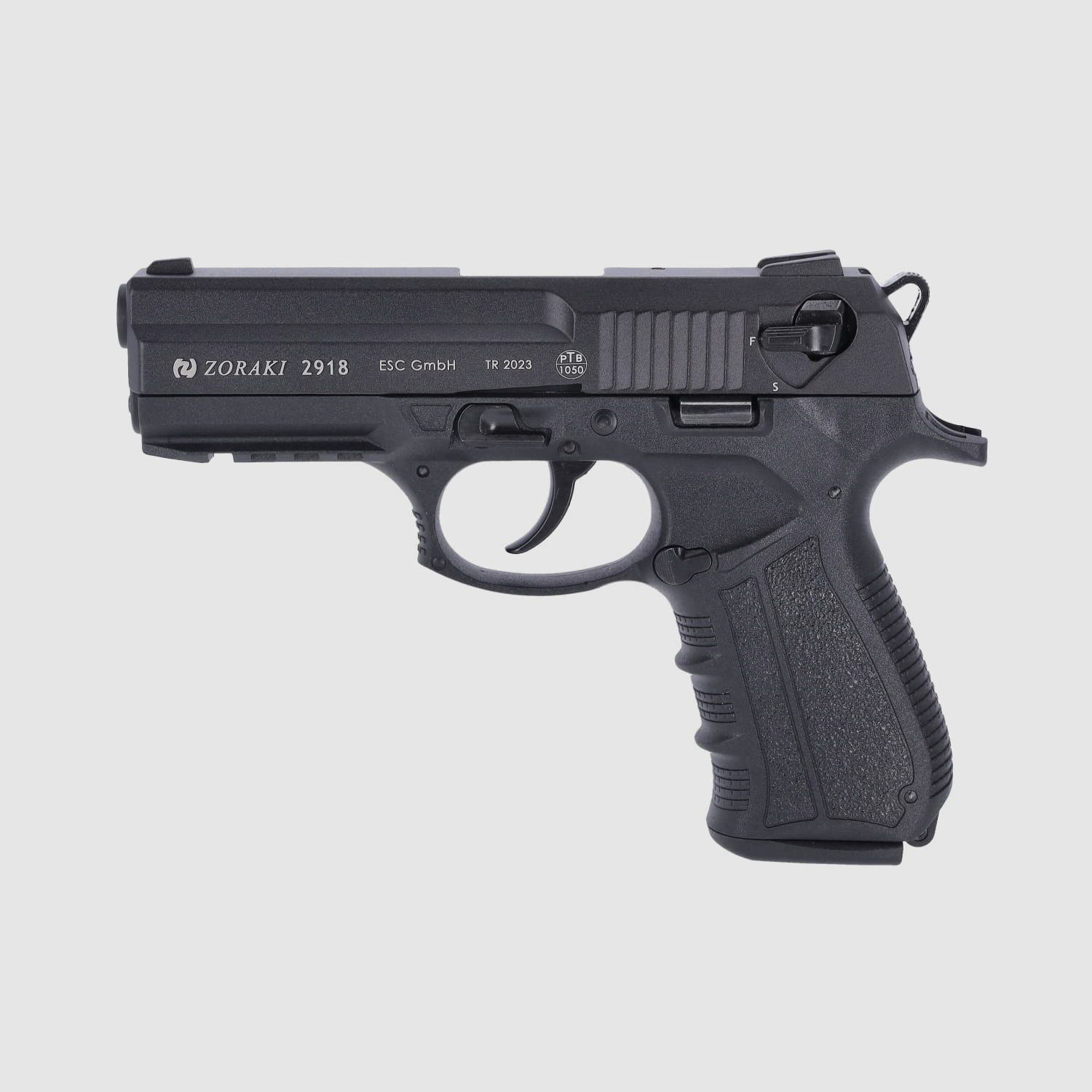 Zoraki 2918 pistola a salve 9 mm P.A.K. nera, immagine 1 di 3