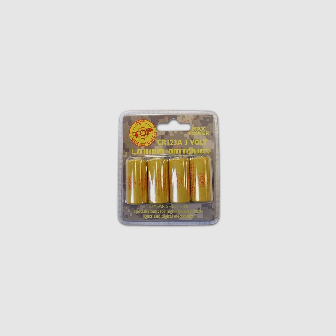 Batterie CR123A Top VE 4