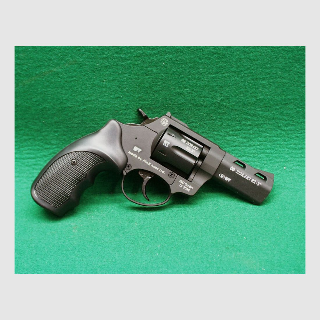 Zoraki Revolver R2 3", schwarz, 9mm R Knall