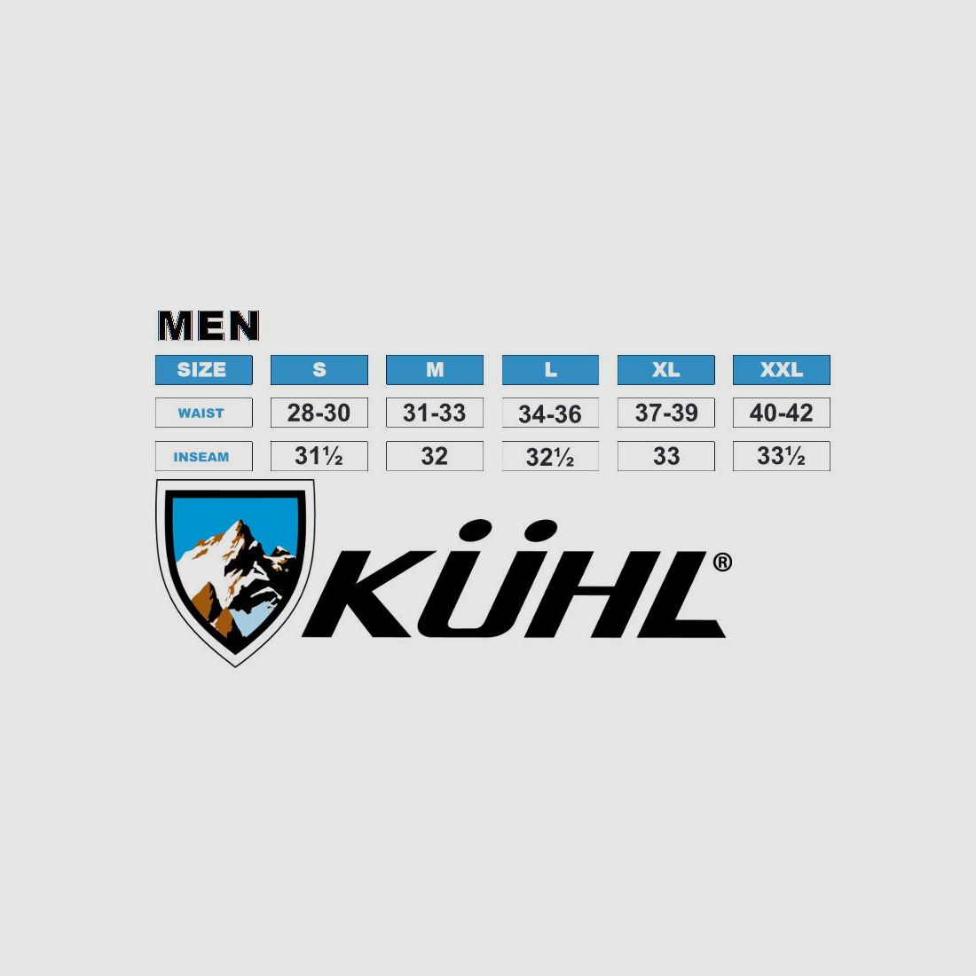 Kühl Kontra Air Pant 34/32 Gun Metal