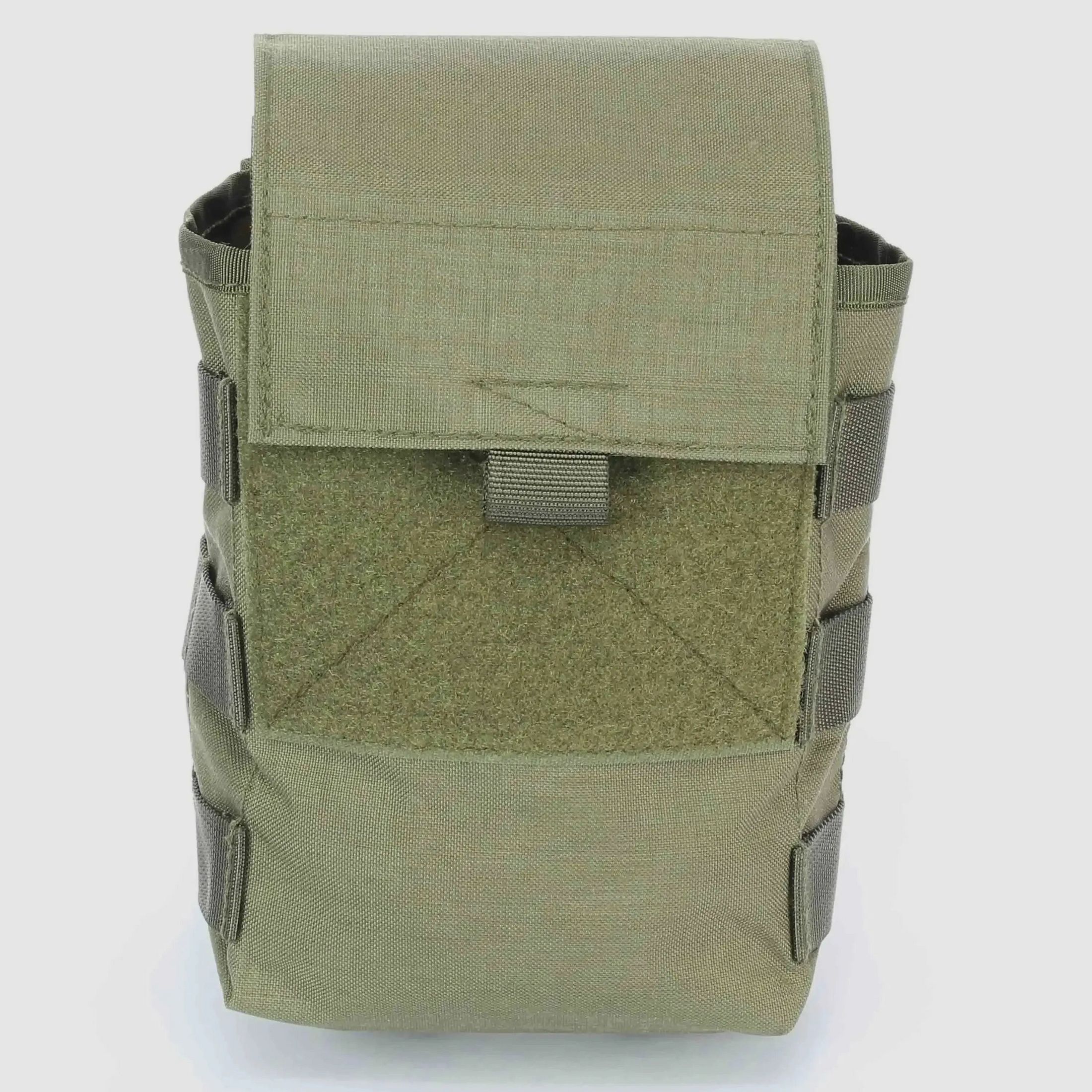 Zentauron Borsa Multifunzione Multislot - Grigio Pietra Oliva
