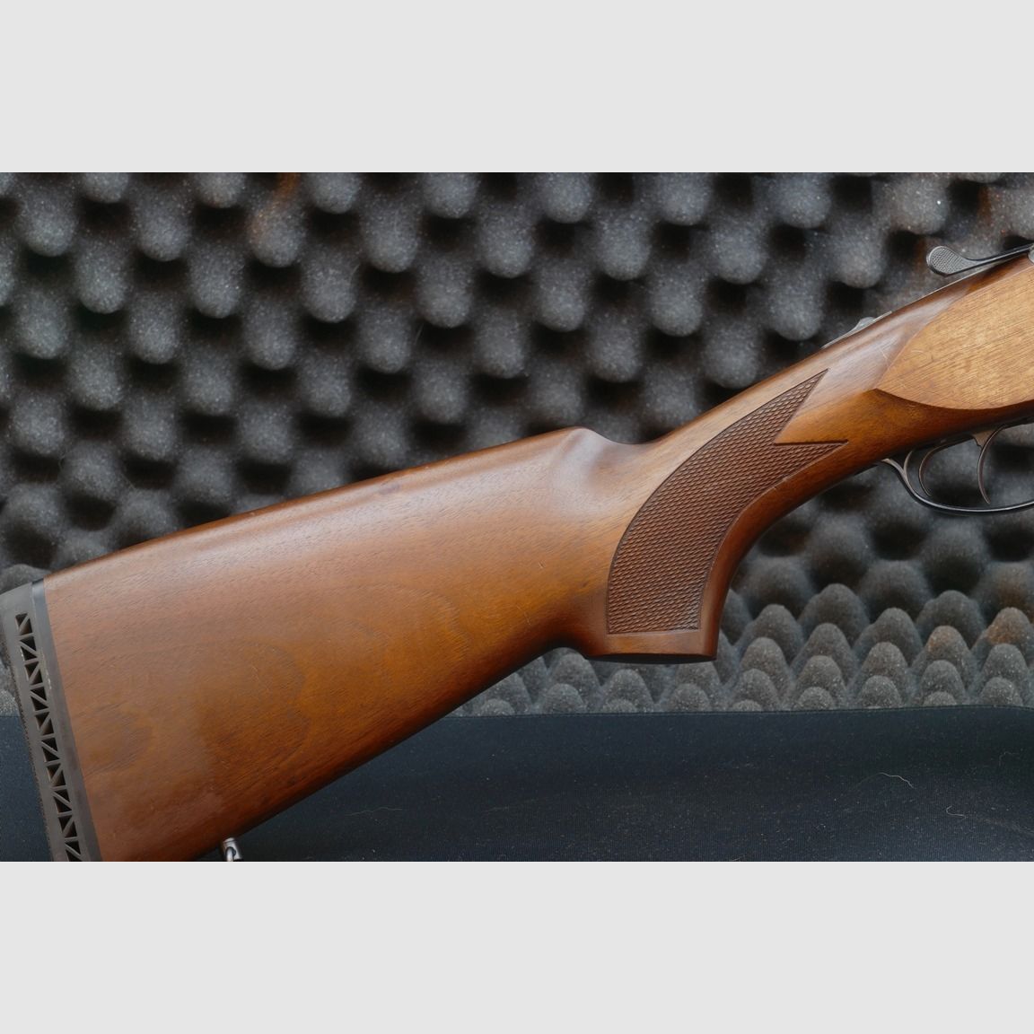 Bockbüchsflinte, Kettner, Ital. Fertigung, Kaliber 9,3x74R und 12/70.