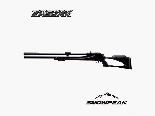 PCP-Gewehr Snowpeak – Zasdar M25 NEU Kunststoffschaft – Integrierter Regler Kal. 4,50 mm
