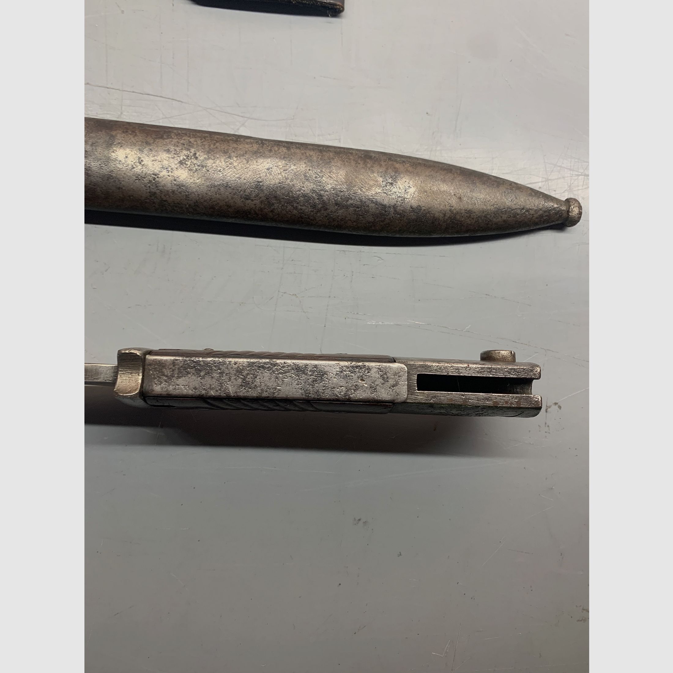 Baïonnette allemande K98 S84/98 III. Modèle – 44 ffc – matching numbers – Wehrmacht 1944